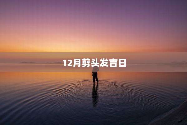 12月剪头发吉日