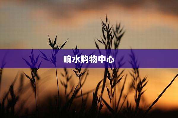 响水购物中心