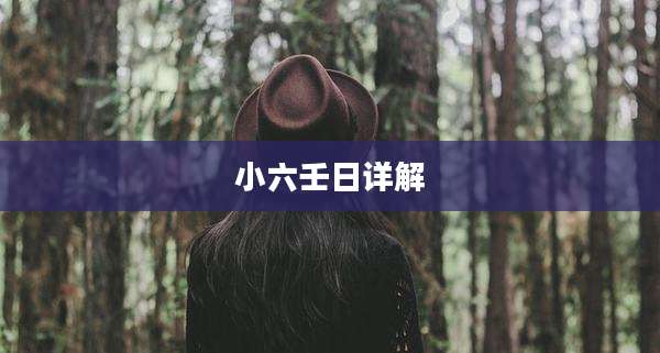 小六壬日详解