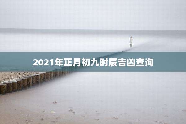 2021年正月初九时辰吉凶查询