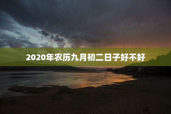 2020年农历九月初二日子好不好
