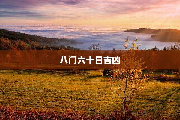 八门六十日吉凶