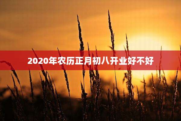2020年农历正月初八开业好不好