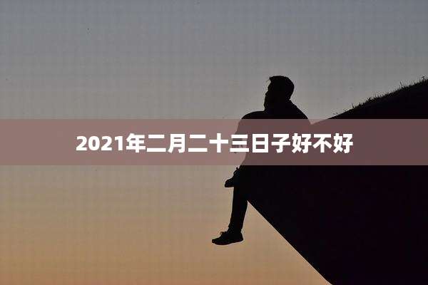 2021年二月二十三日子好不好