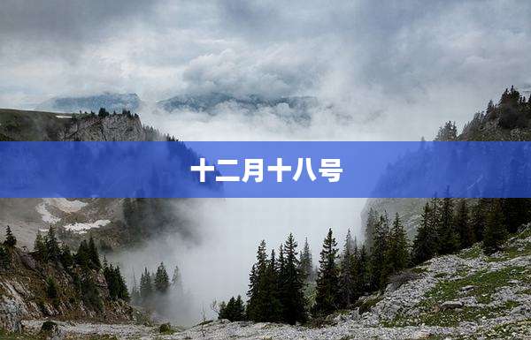 十二月十八号
