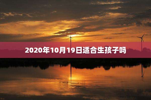 2020年10月19日适合生孩子吗