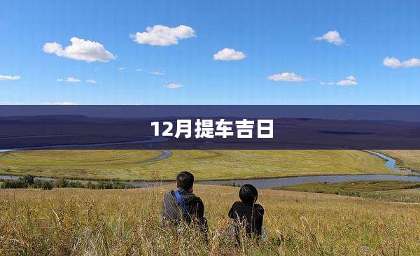 12月提车吉日