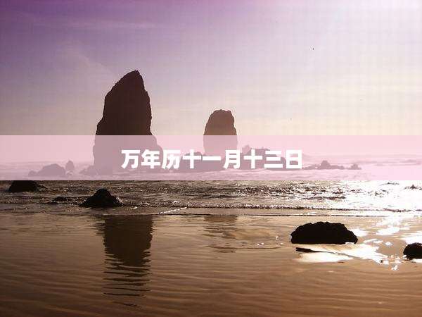 万年历十一月十三日
