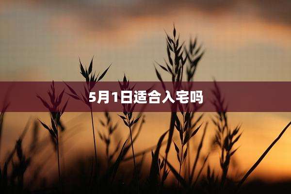 5月1日适合入宅吗