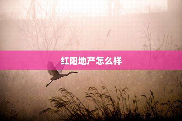 红阳地产怎么样