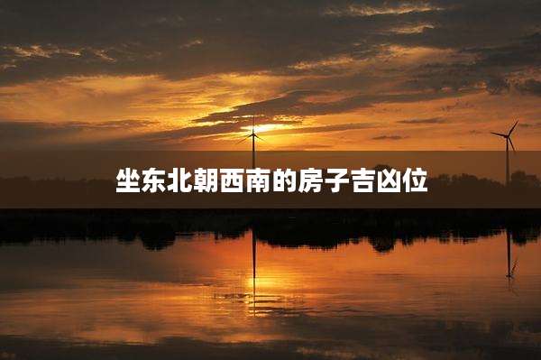 坐东北朝西南的房子吉凶位