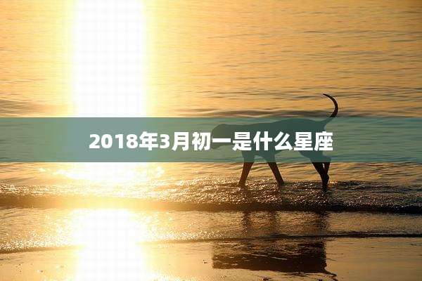 2018年3月初一是什么星座