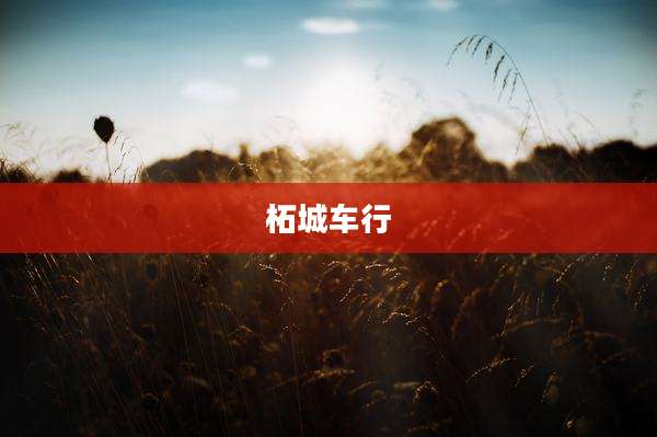 柘城车行