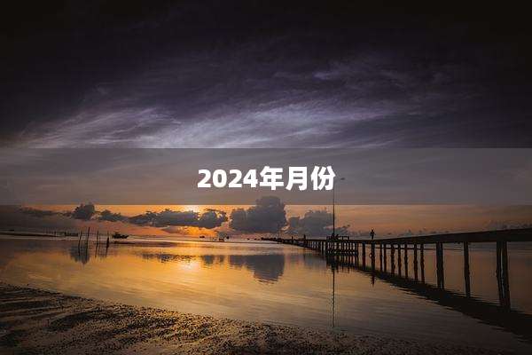 2024年月份