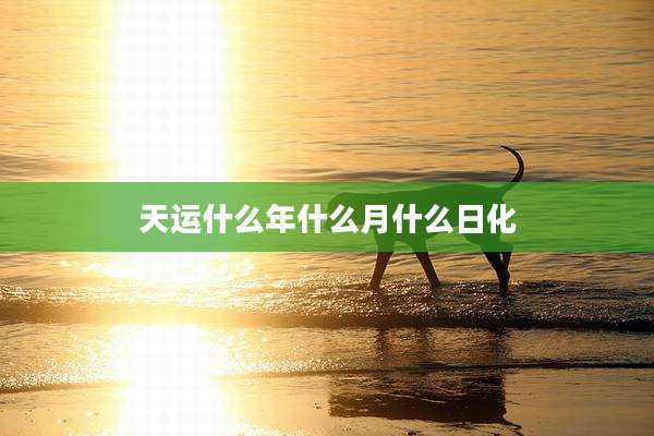 天运什么年什么月什么日化