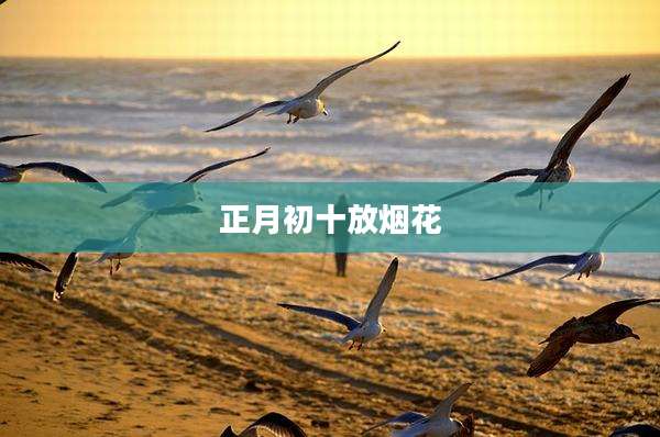 正月初十放烟花