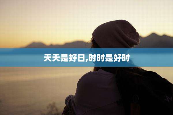 天天是好日,时时是好时