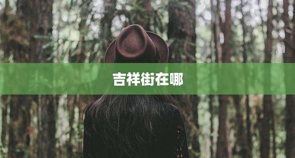 吉祥街在哪