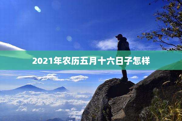 2021年农历五月十六日子怎样