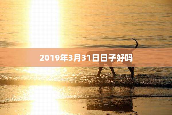 2019年3月31日日子好吗