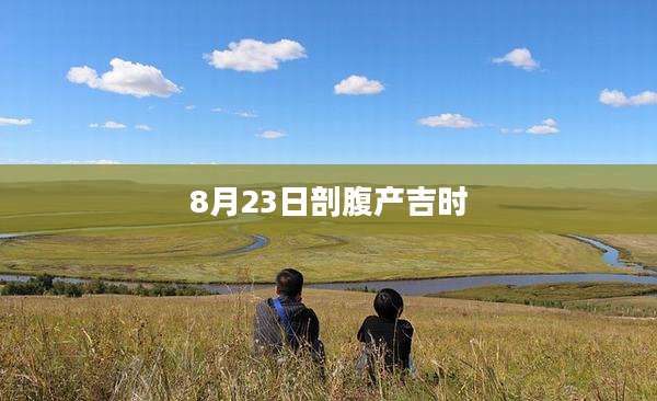 8月23日剖腹产吉时