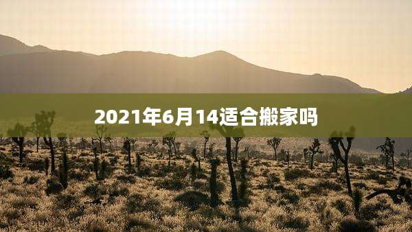 2021年6月14适合搬家吗
