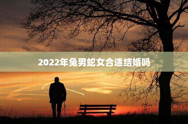 2022年兔男蛇女合适结婚吗