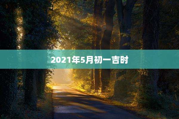 2021年5月初一吉时