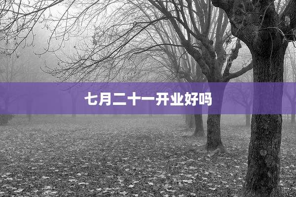 七月二十一开业好吗