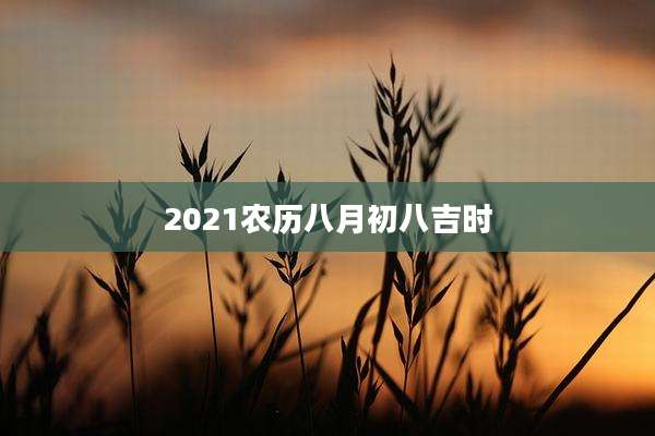 2021农历八月初八吉时