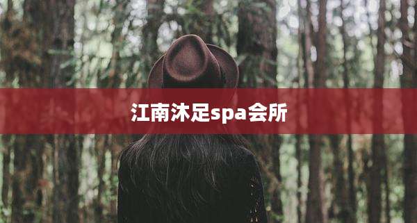 江南沐足spa会所