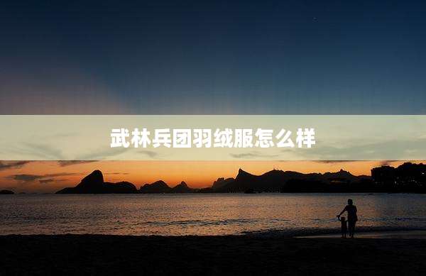 武林兵团羽绒服怎么样