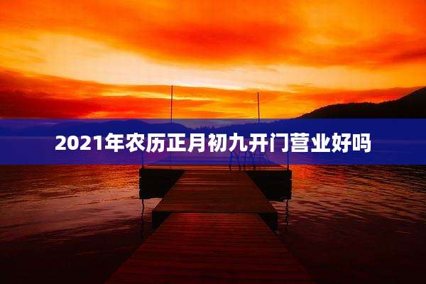2021年农历正月初九开门营业好吗