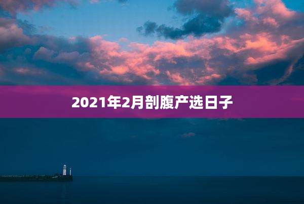 2021年2月剖腹产选日子