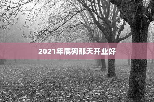 2021年属狗那天开业好