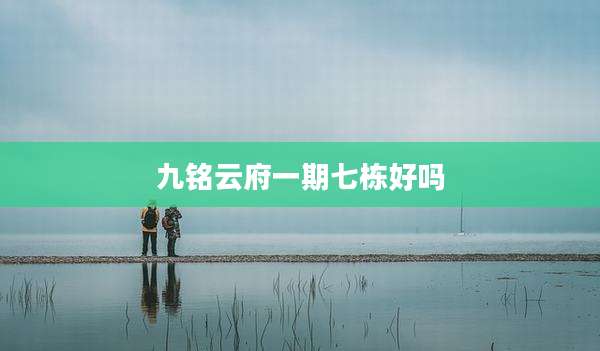 九铭云府一期七栋好吗