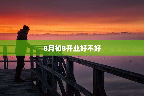 8月初8开业好不好