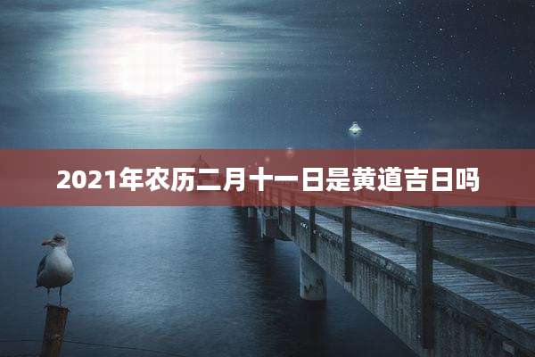 2021年农历二月十一日是黄道吉日吗