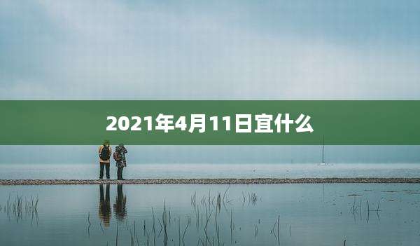 2021年4月11日宜什么