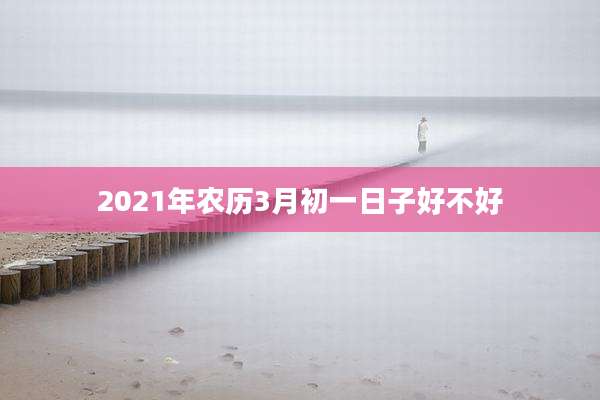2021年农历3月初一日子好不好
