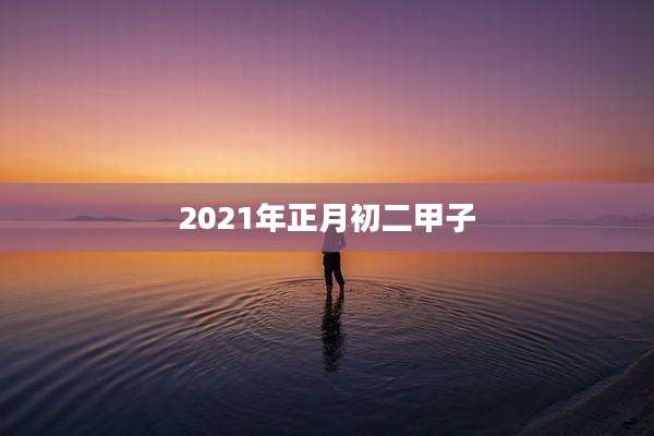 2021年正月初二甲子