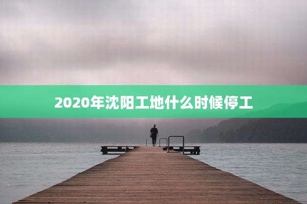 2020年沈阳工地什么时候停工
