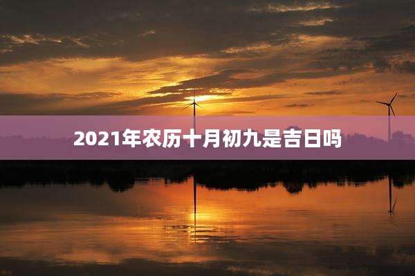 2021年农历十月初九是吉日吗