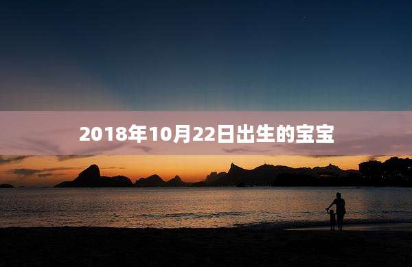 2018年10月22日出生的宝宝