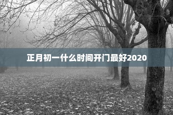 正月初一什么时间开门最好2020