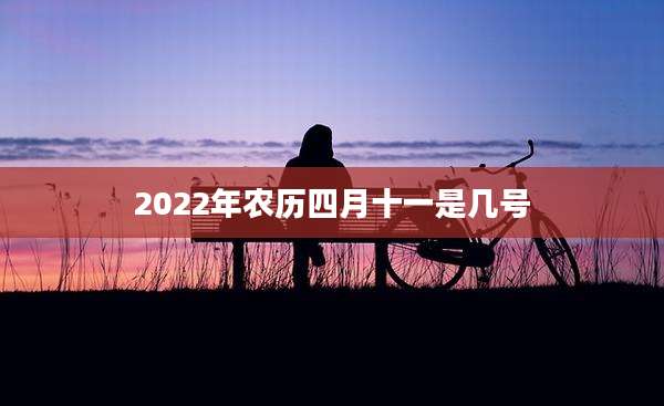 2022年农历四月十一是几号