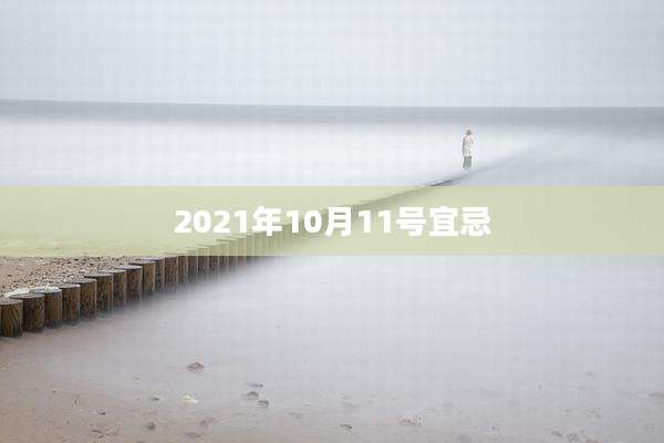 2021年10月11号宜忌