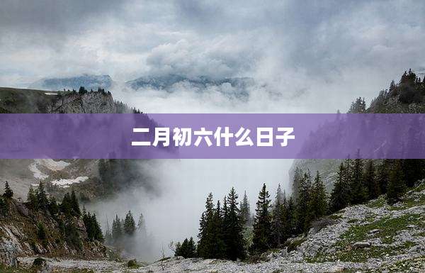 二月初六什么日子