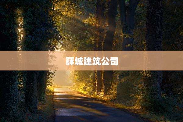 薛城建筑公司