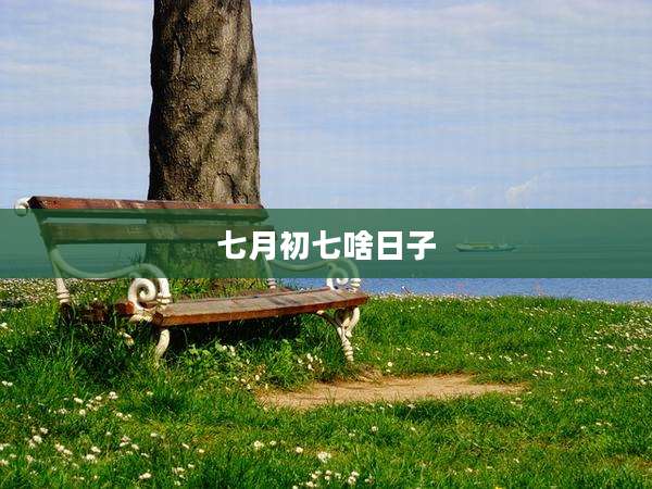 七月初七啥日子